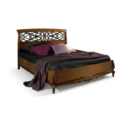 Cama cama doble Diseño Dormitorio Madera maciza Vaccari cav giovanni Muebles Nuevos.