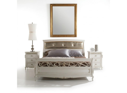 Diseño de muebles de dormitorio Cama doble Madera maciza Vaccari cav giovanni Muebles Nuevos