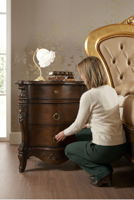 Mesa de noche consolas dormitorio muebles mesitas de noche lámparas de diseño italiano mesa.