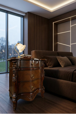 Mesa de noche consolas dormitorio muebles mesitas de noche lámparas de diseño italiano mesa.