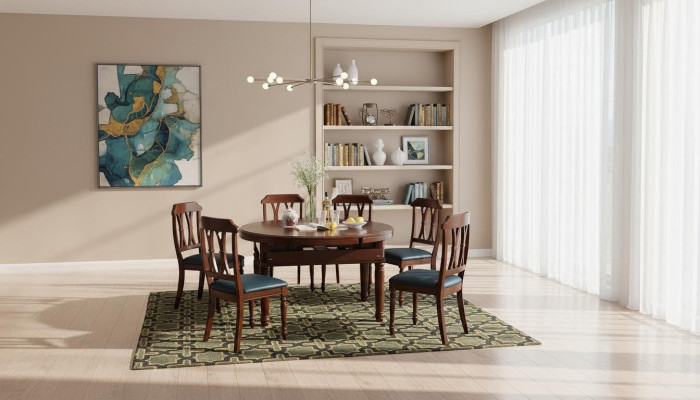 Mesa de comedor Diseño Muebles Decoración Mesa extensible Mesas Madera maciza Mesa