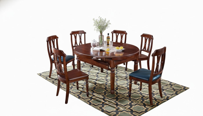Mesa de comedor Diseño Muebles Decoración Mesa extensible Mesas Madera maciza Mesa
