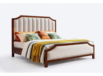 Lujo dormitorio cama cama doble marco de madera muebles diseño camas