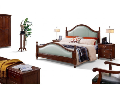 Diseño camas muebles de lujo 2x mesitas de noche conjunto de dormitorio de 3 piezas