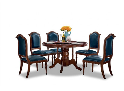 Mesas Muebles Redondos Comedor Mesa de Comedor de Lujo Redonda Mesa de Madera Maciza