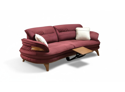 Sofá de tres plazas, sofás acolchados, muebles de salón, muebles clásicos.