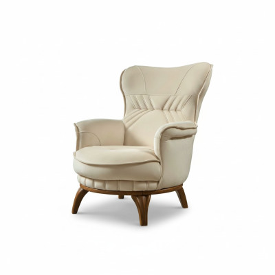 Silla de diseño de lujo en tela para sala de estar, estilo clásico de muebles de salón.