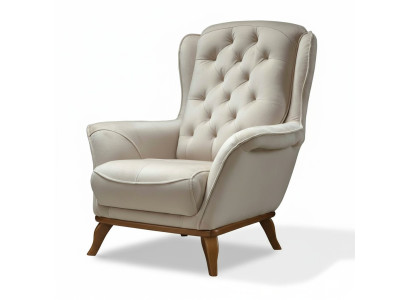 Sillón de lujo, diseño de muebles, estilo clásico, tela de diseño para sala de estar