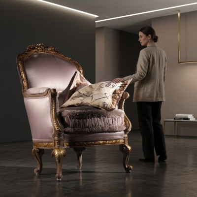 Polster Sitz Sofás de sillón individual Sillón Sofá Acolchado Diseño Textil Muebles italianos