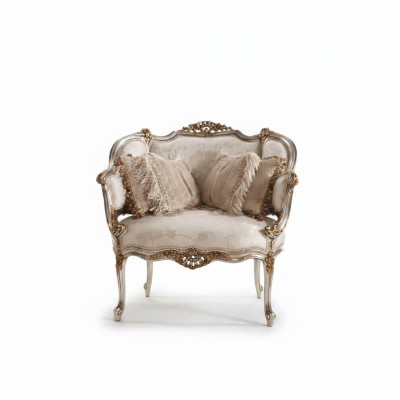 Silla de cojín de asiento individual nueva Sofá sillón Sofá Sofá diseñado Textil