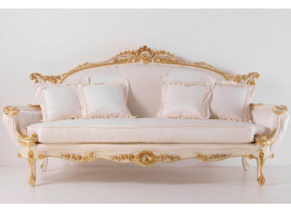 Sofá Chesterfield Acolchado Sofá Triple de 3 Plazas Sofás Muebles Italianos