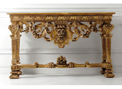 Mesa de consola Muebles de madera Consola Mobiliario Italiano Cómoda de madera maciza Nueva