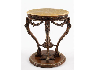 Muebles de mesa de comedor de estilo antiguo de madera maciza italiano Mesa de comedor de madera.