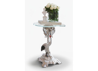 Mesa de centro de lujo de madera Muebles Mesas clásicas Mesa barroca rococó Mesa auxiliar