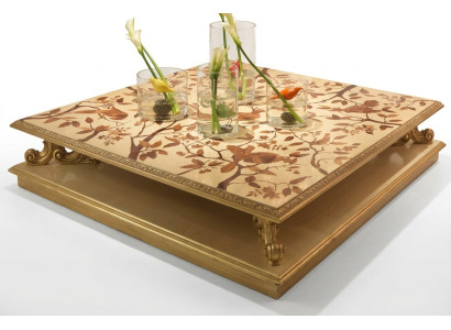 Mesa de centro mesa mesa auxiliar mesa de salón de madera real auxiliar barroco clásico