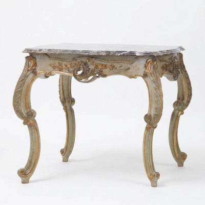 Mesa de centro Mesa Auxiliar Mesa de salón de madera Real Auxiliar Barroco Rococó