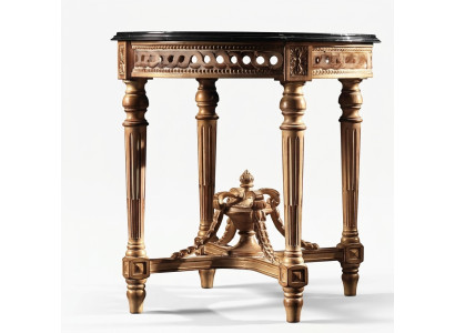 Mesa de centro mesa de sala de estar mesa de madera royal auxiliar mobiliario barroco mesa auxiliar