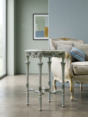 Mesa de centro mesa auxiliar Barroco Rococó Mesa Mesas de café Muebles italianos Nuevos