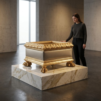 Mesa de centro marrón de madera con mesa de centro de roble mesa de centro pequeña clásica.