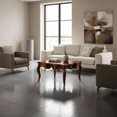 Barroco Rococó Mesa auxiliar Mesa Mesa Muebles de madera maciza Mesas Italia Nuevo