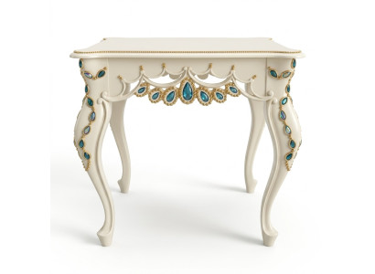 Consola barroca mesa auxiliar de cristal mesa de muebles italianos mesas de sala de estar nuevas.