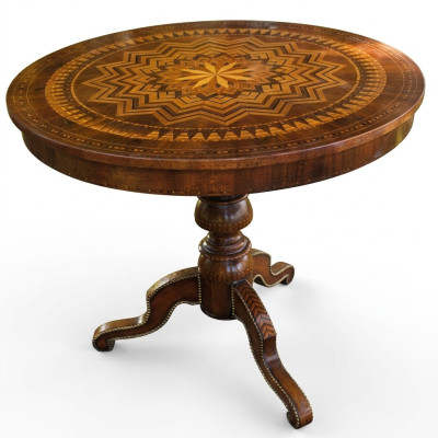 Mesa de comedor Mesa redonda Sala de estar Conjunto de madera de diseño Mesas redondas Nuevas
