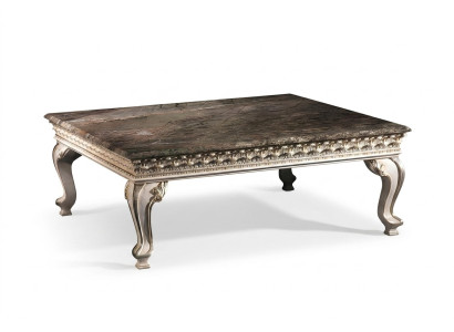 Mesa de centro de madera maciza estilo barroco rococó mesas de centro mesa Muebles italianos.
