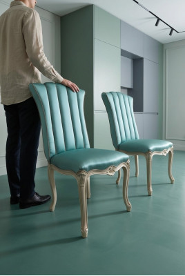 Silla comedor lujo salón italiano muebles silla Barroco Rococó nuevo