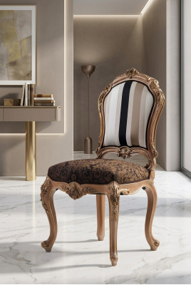 Silla de comedor Sillas de lujo Muebles de sala Muebles italianos Barroco Rococó