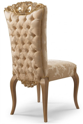 Silla de diseñador Chesterfield sillas de comedor Mobiliario italiano decoración
