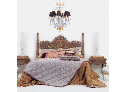 Cama Chesterfield Muebles Camas Mobiliario italiano Cama doble Lujo Italiano