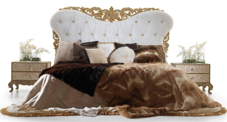 Chesterfield cama cabecera camas tapizadas hotel muebles decoración italiana