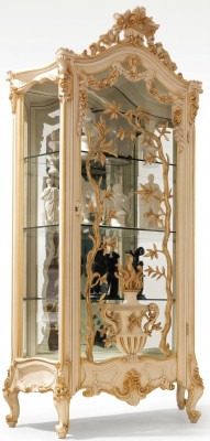 Muebles de madera maciza, vitrinas de cristal, armario de madera auténtica, aparador, vitrina para la sala de estar