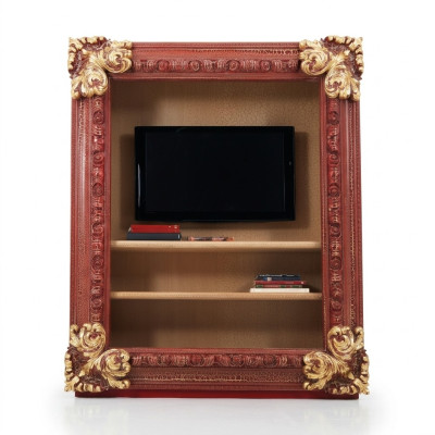 Estantería Librería Sala de estar Estantería de madera Armario de oficina Armarios Italia Nuevo