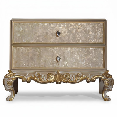Mesitas de noche, camas grupales, muebles de madera hechos de material adecuado para la sala de estar klasika