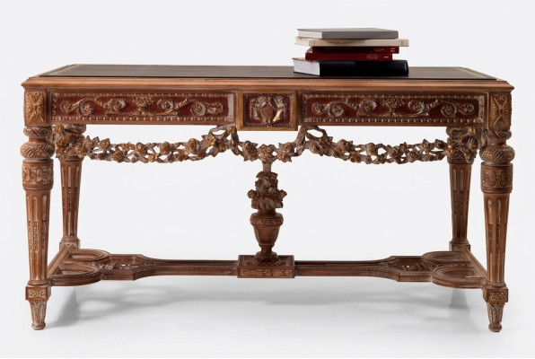 Escritorio Muebles Mesa Oficina Madera maciza Mobiliario Madera Mesas Escritorios Nuevo