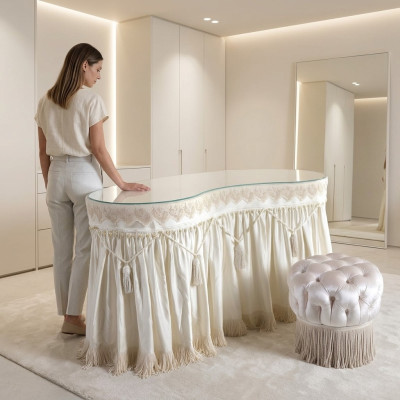 Mesa de consola Cómoda Mesas de consola Galería Muebles de villa Lujo Mobiliario