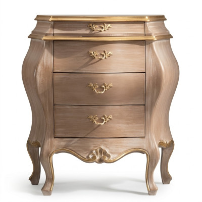 Diseño de mesa de noche Mesa Muebles Mesitas de noche Madera Dormitorio Mesa auxiliar Nueva