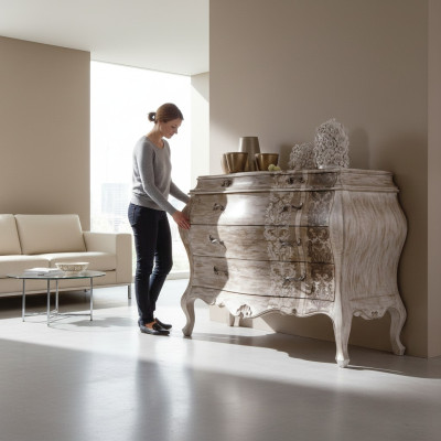 Cómoda Aparador Diseño Mobiliario Bajo Cómodas Muebles Italianos Nuevos