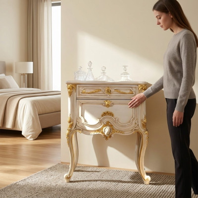 Mesa de noche diseño aparador decoración mueble bajo cómodas muebles italianos nuevo