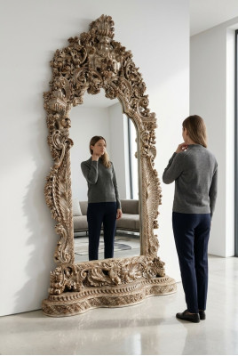 Espejo Dormitorio Espejo de pared Sala de estar Dormitorio Muebles italianos Nuevos