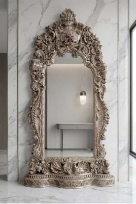 Espejo Dormitorio Espejo de pared Sala de estar Dormitorio Muebles italianos Nuevos