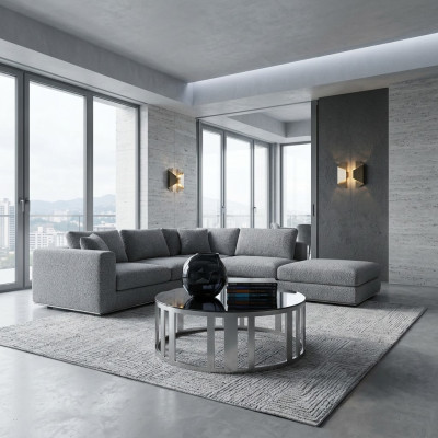 Sofá de cuero de tres plazas con cojines, muebles italianos para el salón nuevos.