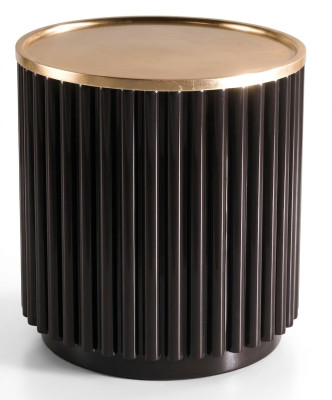 Mesa de centro Mesa auxiliar Mesa Sofá Mesas Acero inoxidable Redondo Muebles italianos Nuevo