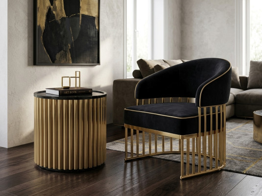 Mesa de lujo de madera moderna muebles de decoración de la tabla de centro de madera auxiliar nuevo