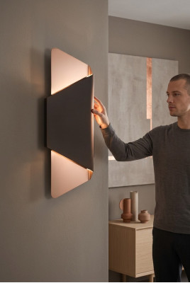 Diseño de lámparas de pared iluminación sala de estar decoración de interiores muebles italianos