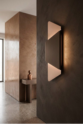 Diseño de lámparas de pared iluminación sala de estar decoración de interiores muebles italianos