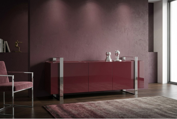 Lujo cómoda diseño mobiliario aparador mueble boiserie Italia alto brillo nuevo