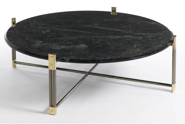 Mesa redonda Mesa de centro de mármol Mesa auxiliar Mesas de piedra Muebles italianos nuevos