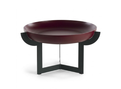 Mesa auxiliar De acero inoxidable Mesa Muebles italianos Mesa de centro Soporte Flor Jarrón
